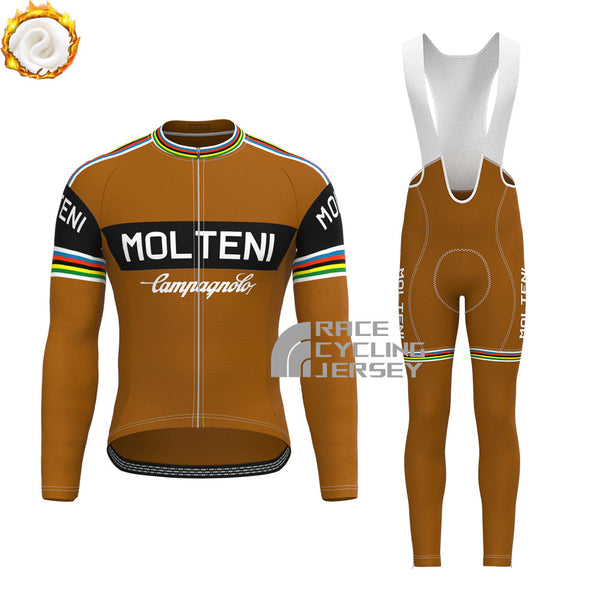 MOLTENI  Campagnolo Fleece Long Sleeves Cycling Kits