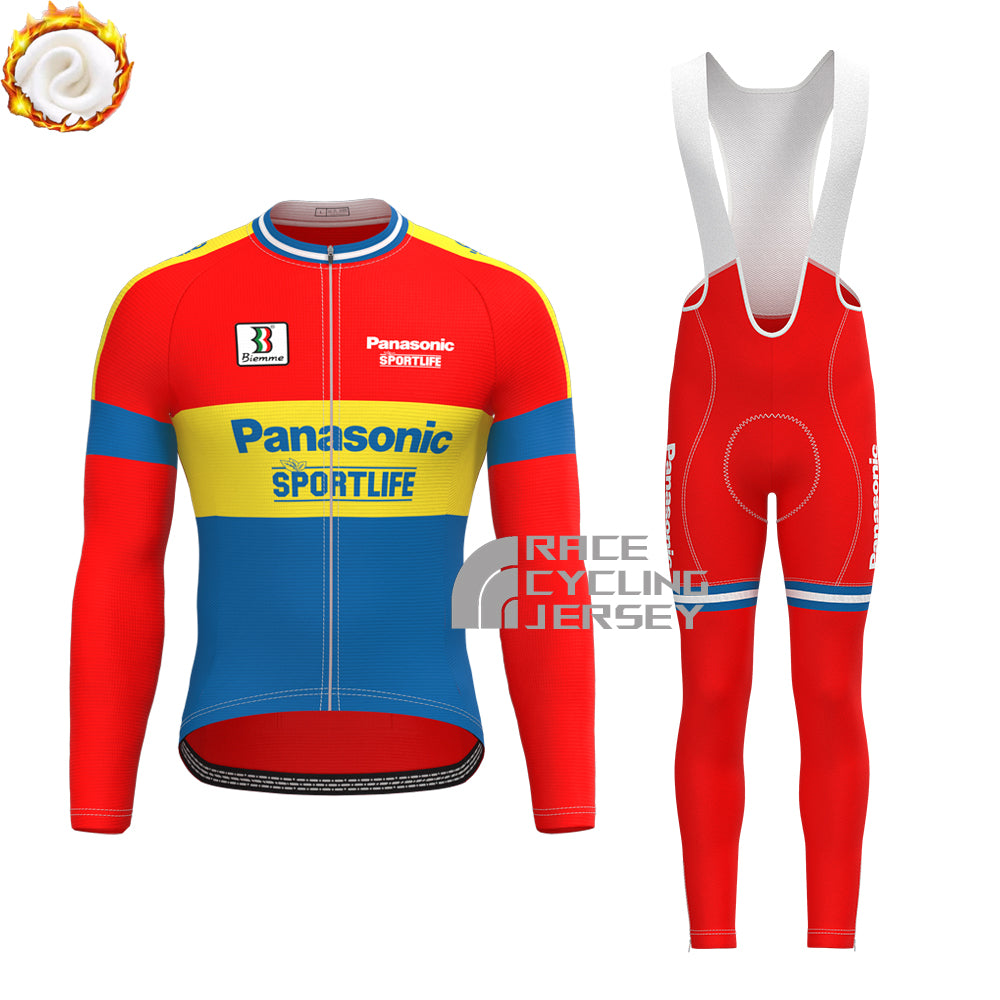 Panasonic SPORTLIFE Fleece Long Sleeves Cycling Kits