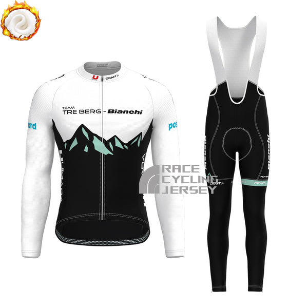 2016 Bianchi Fleece Long Sleeves Cycling Kits
