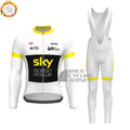 Sky Ocean Rescue Fleece Long Sleeves Cycling Kits