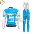 1985 SEAT Fleece Long Sleeves Cycling Kits