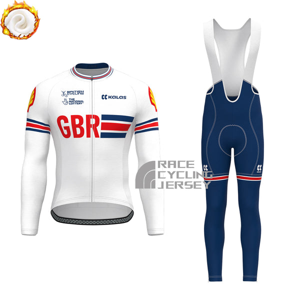 2023 United Kingdom Fleece Long Sleeves Cycling Kits
