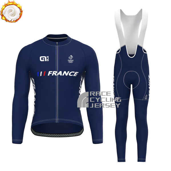 France Sportif Fleece Long Sleeves Cycling Kits