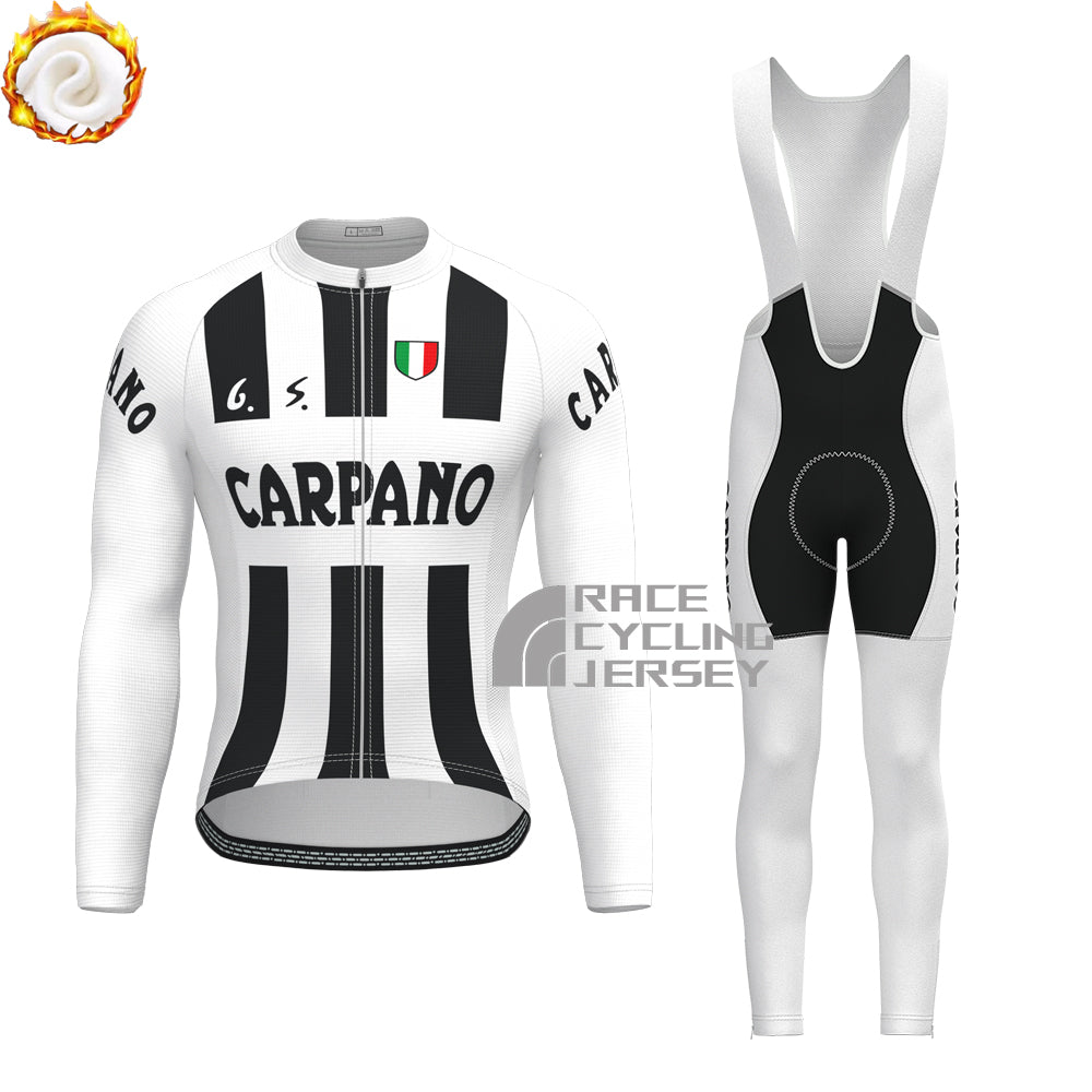 CARPANO Fleece Long Sleeves Cycling Kits
