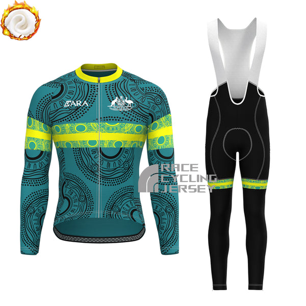 Australia DeSport Fleece Long Sleeves Cycling Kits