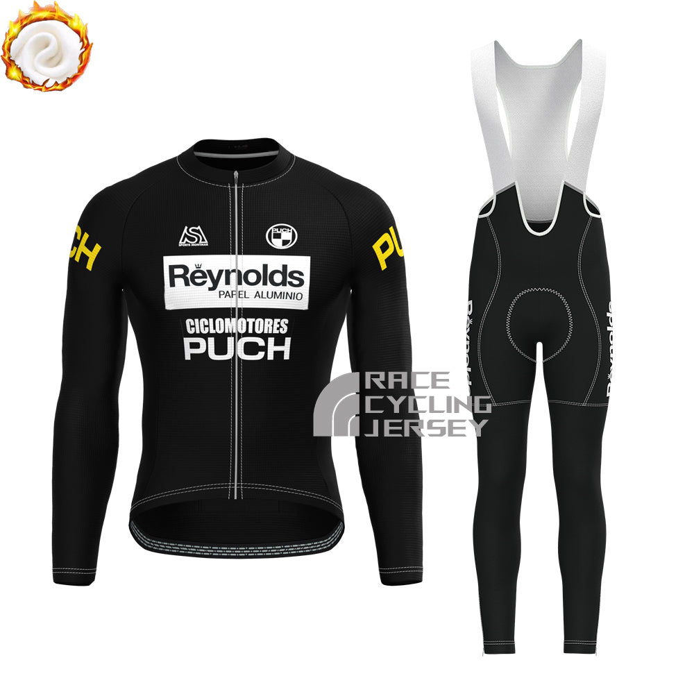 1983 Reynolds Puch Fleece Long Sleeves Cycling Kits