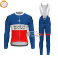 1973 Peugeot Fleece Long Sleeves Cycling Kits