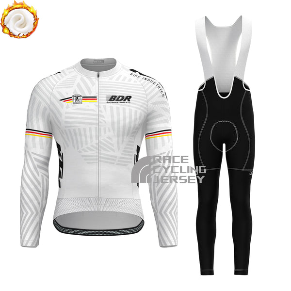 2023 Germany Fleece Long Sleeves Cycling Kits