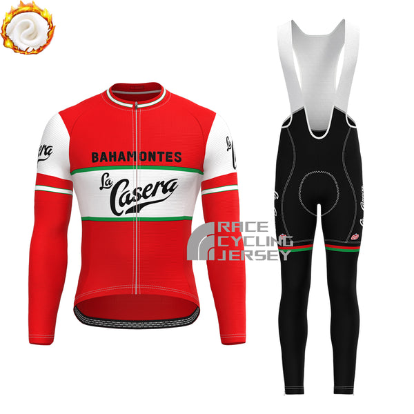 La Casera Fleece Long Sleeves Cycling Kits