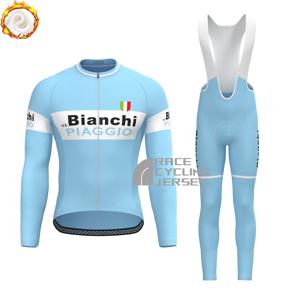 Bianchi PIAGGIO Fleece Long Sleeves Cycling Kits