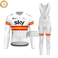 2016 Sky Rapha Fleece Long Sleeves Cycling Kits