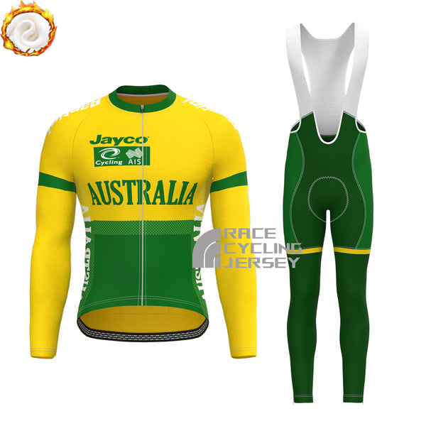 Jayco Australia Fleece Long Sleeves Cycling Kits