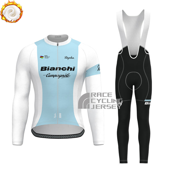 Rapha Bianchi Fleece Long Sleeves Cycling Kits