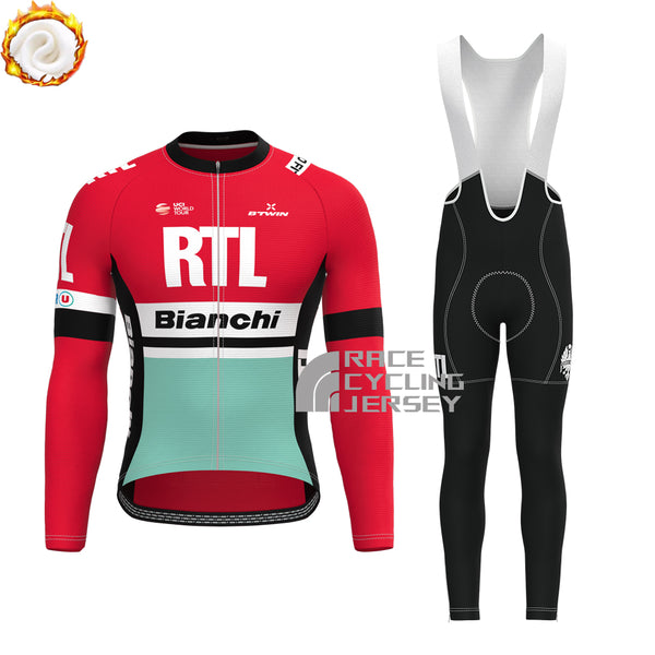 RTL Bianchi Fleece Long Sleeves Cycling Kits