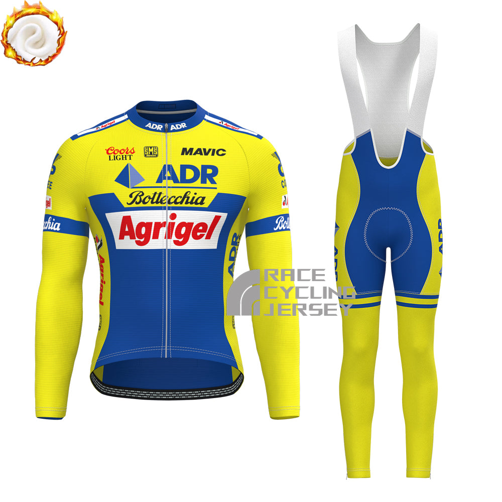 1989 Agrigel Fleece Long Sleeves Cycling Kits