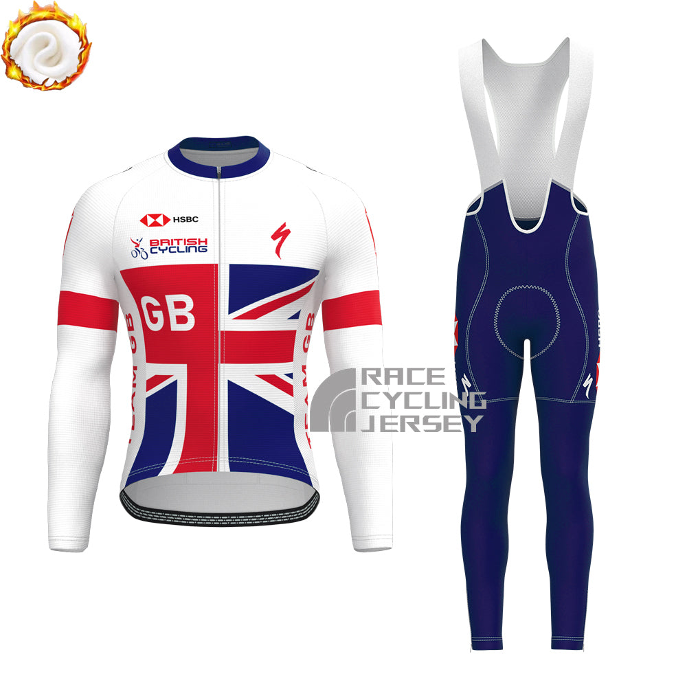 GB Fleece Long Sleeves Cycling Kits