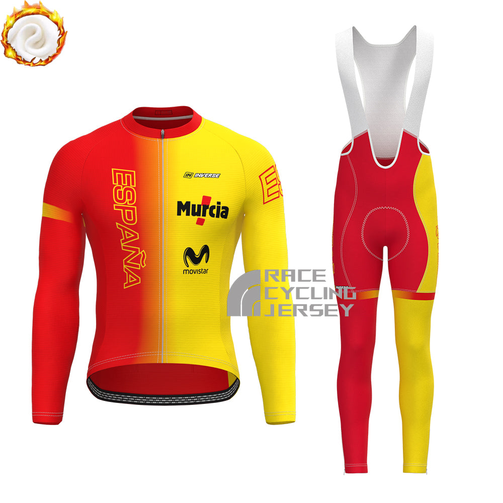 2016 ESPANA Fleece Long Sleeves Cycling Kits