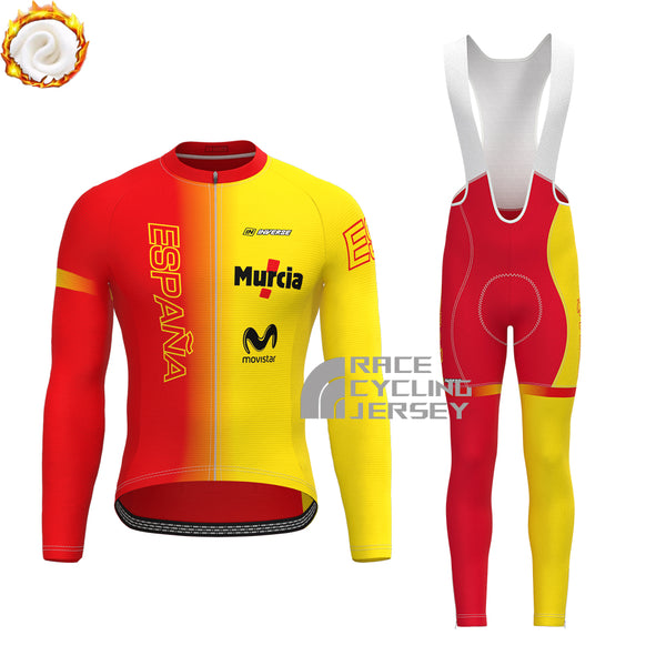 2016 ESPANA Fleece Long Sleeves Cycling Kits