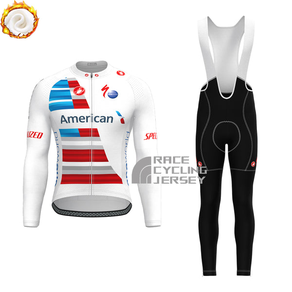 AMERICAN Fleece Long Sleeves Cycling Kits