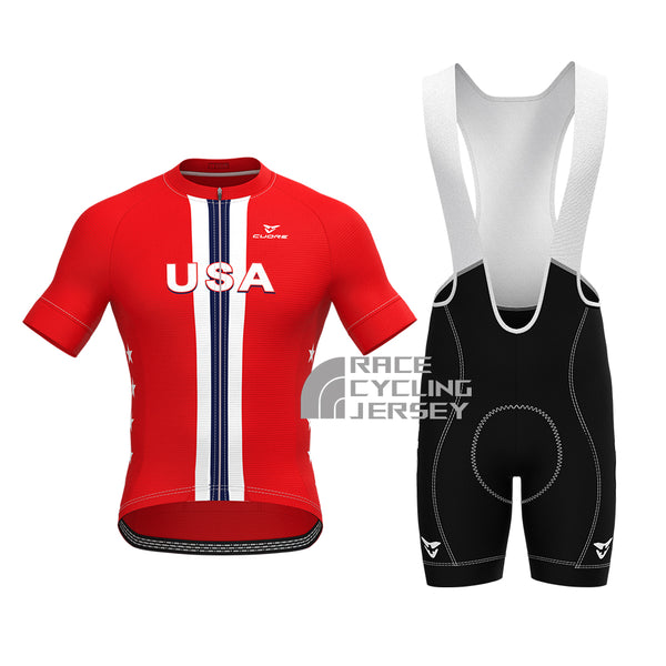 United States Short Sleeves Cycling Kits
