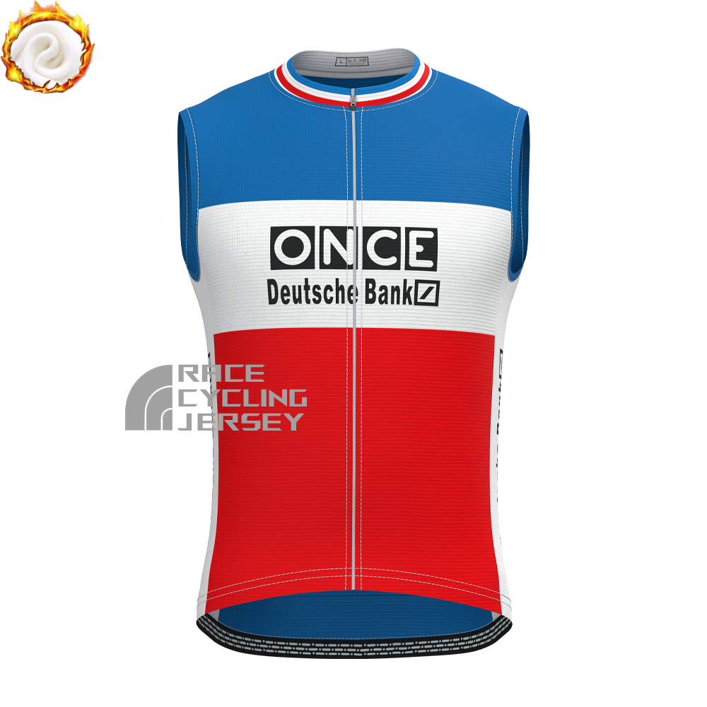 1999 ONCE Fleece Sleeveless Cycling Jersey