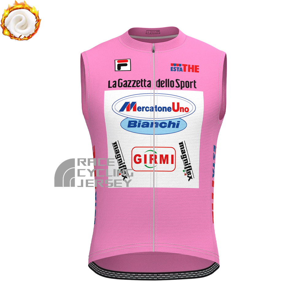 1998 Bianchi Fleece Sleeveless Cycling Jersey
