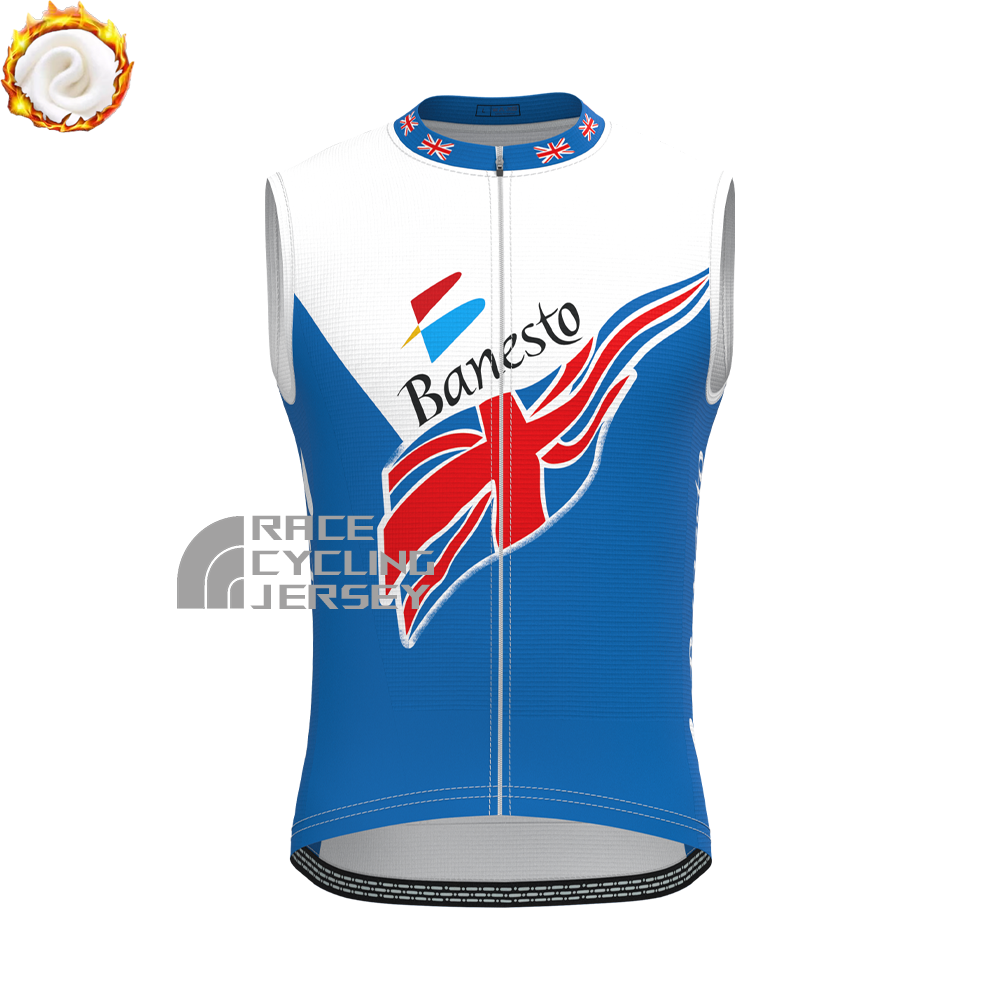 1998 Banesto Fleece Sleeveless Cycling Jersey