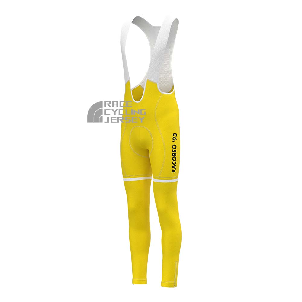 1992 CLAS Cajastur Fleece Bib Cycling Pants