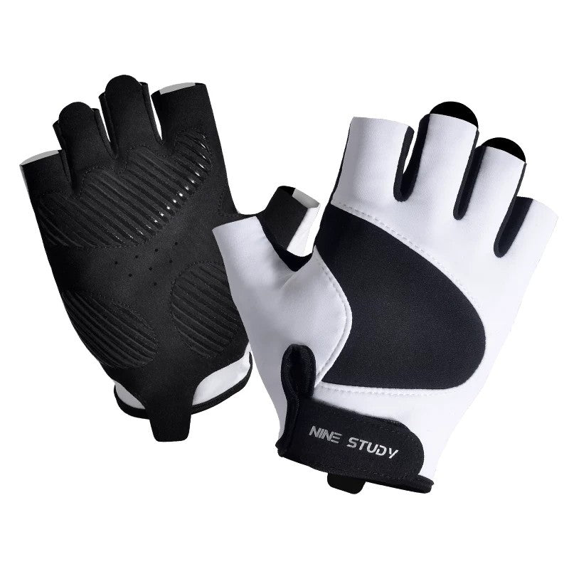 Non-Slip Silicone Padded Half Finger Bike Mitts