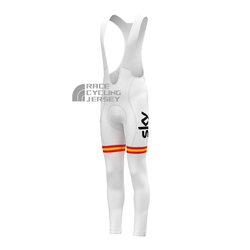 2016 Sky Rapha Fleece Bib Cycling Pants