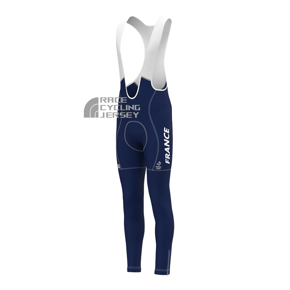 France Sportif Fleece Bib Cycling Pants