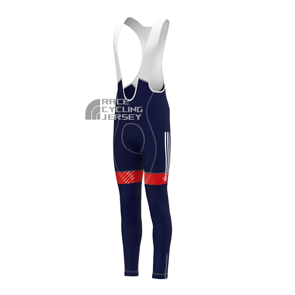 2015 United Kingdom Fleece Bib Cycling Pants