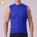 Dark Blue Fleece Sleeveless Cycling Jersey