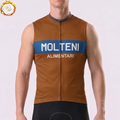 1974 MOLTENI Fleece Sleeveless Cycling Jersey