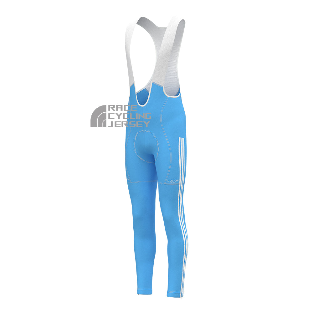 UCI BOOS Bianchi Fleece Bib Cycling Pants