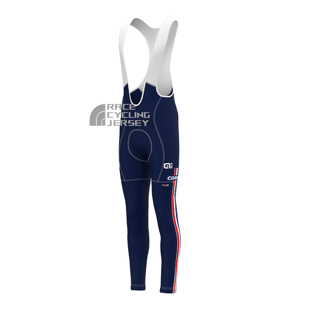 2025 France Fleece Bib Cycling Pants