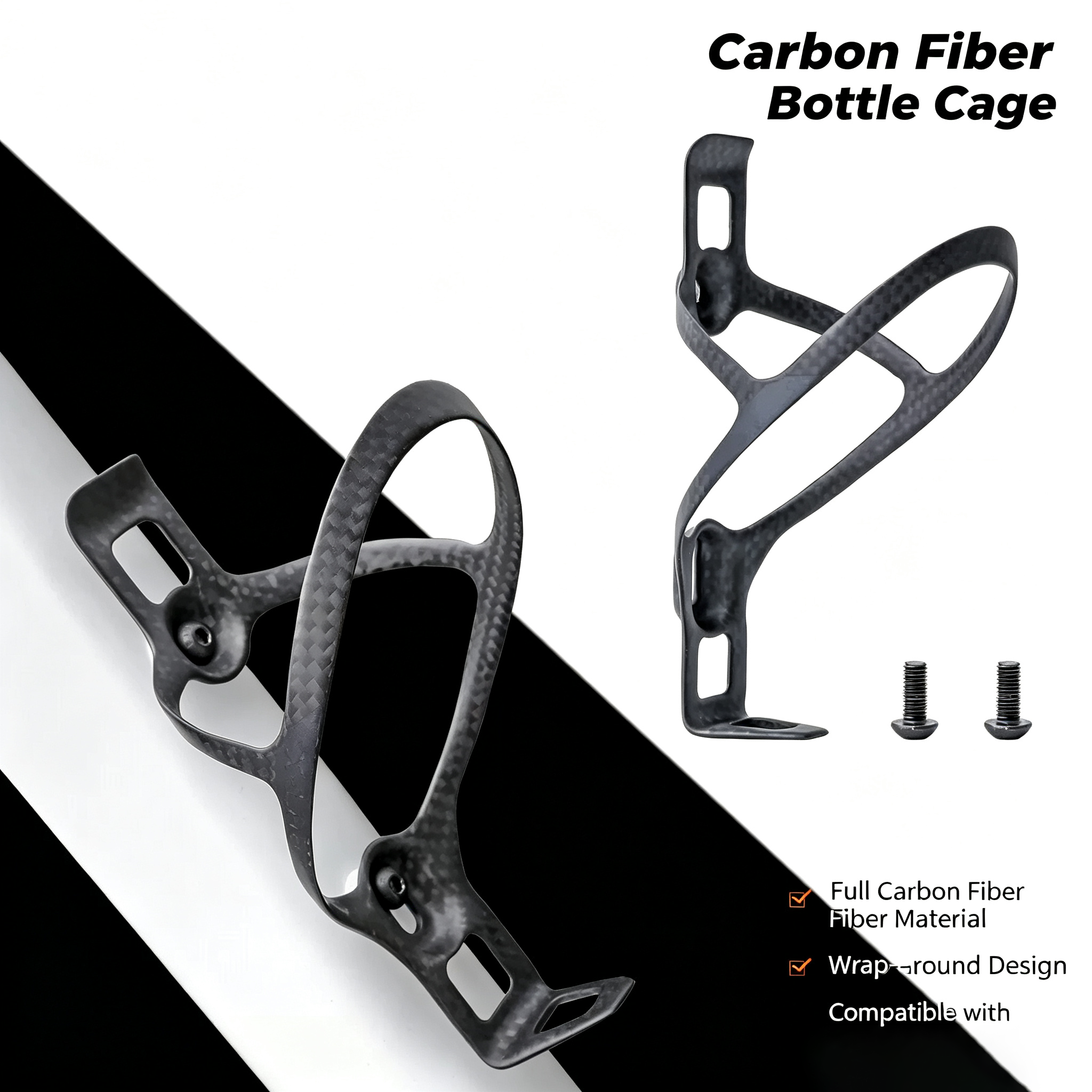Matte Weave Ultralight Carbon Cycling Water Holder