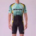 1986 Bianchi Green Short Sleeves Cycling Kits