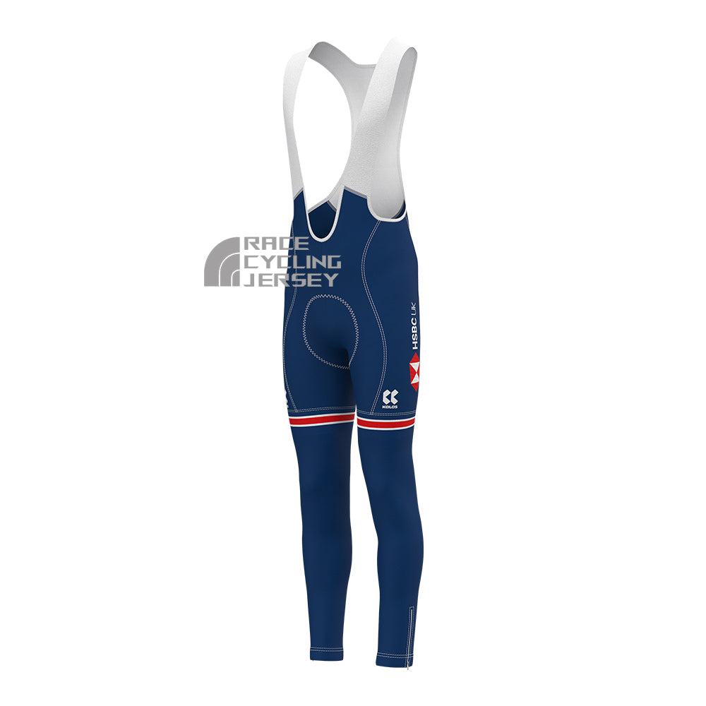 2022 United Kingdom Fleece Bib Cycling Pants