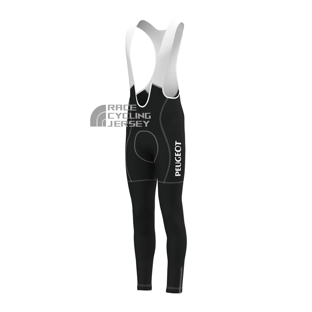 1986 PEUGEOT Fleece Bib Cycling Pants