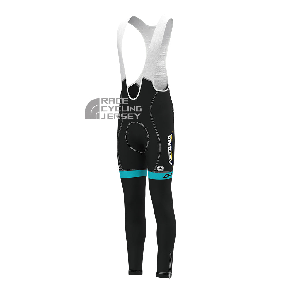 Stripes Bianchi Fleece Bib Cycling Pants