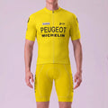 1975 Peugeot Yellow Short Sleeves Cycling Kits