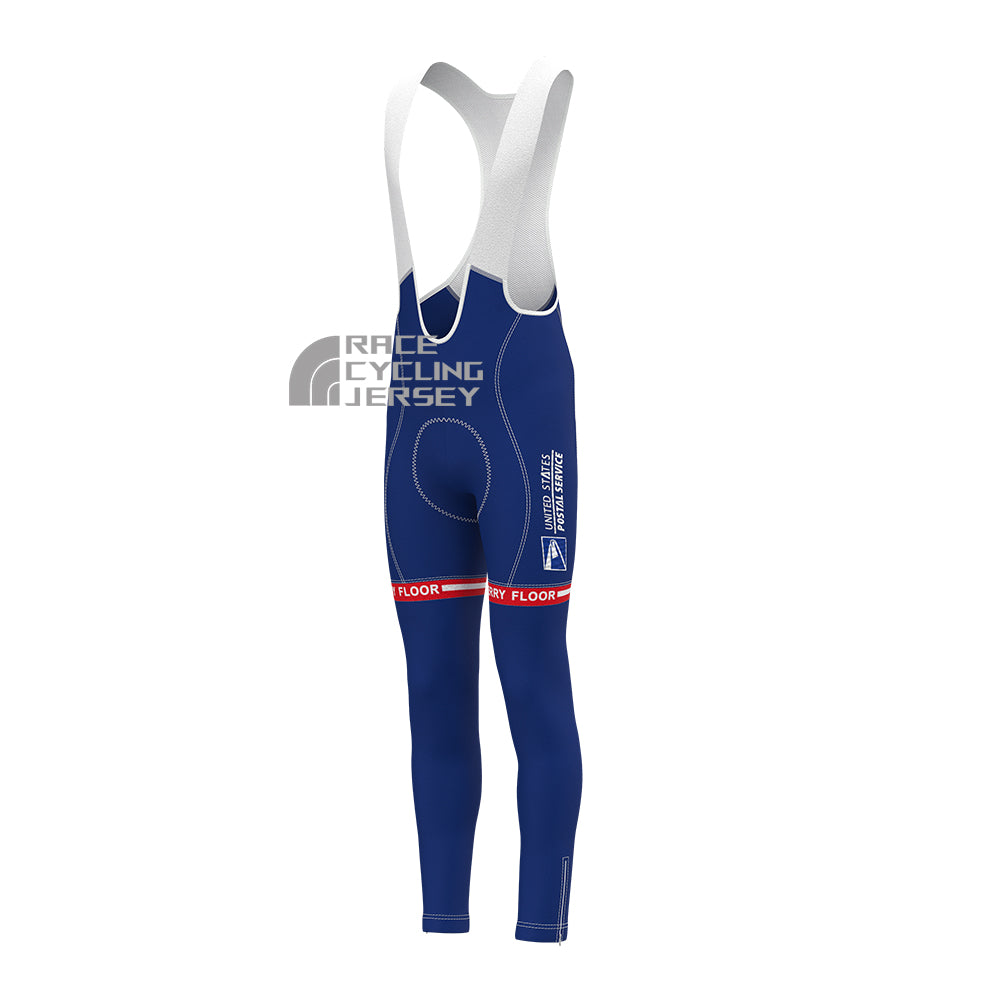 United States Postal Service Fleece Bib Cycling Pants