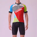 1990 Toshiba Red Short Sleeves Cycling Kits