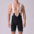 Black MOLTENI Bib Cycling Shorts
