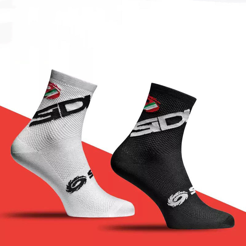 SIDI Logo Breathable Mesh Cycling Socks