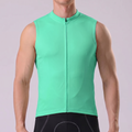Fluorescent Green Sleeveless Cycling Jersey