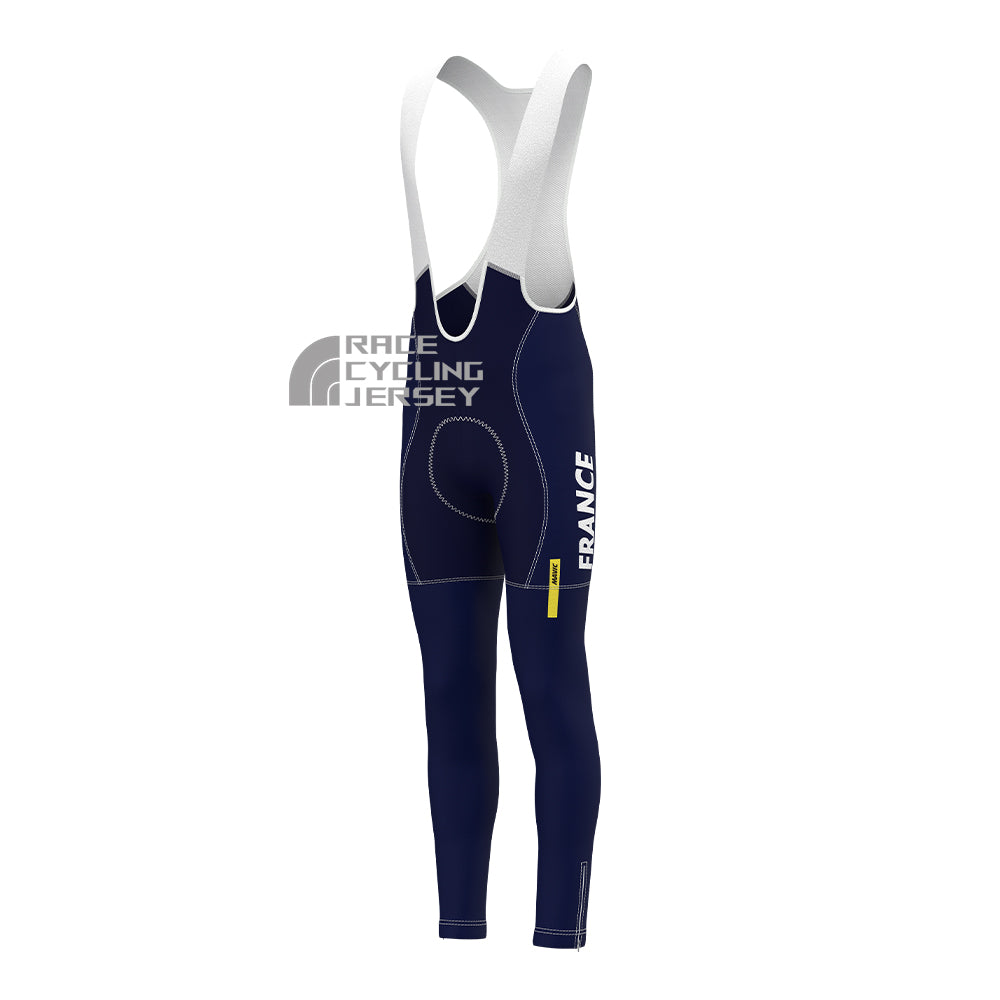 France LOOK Fleece Bib Cycling Pants