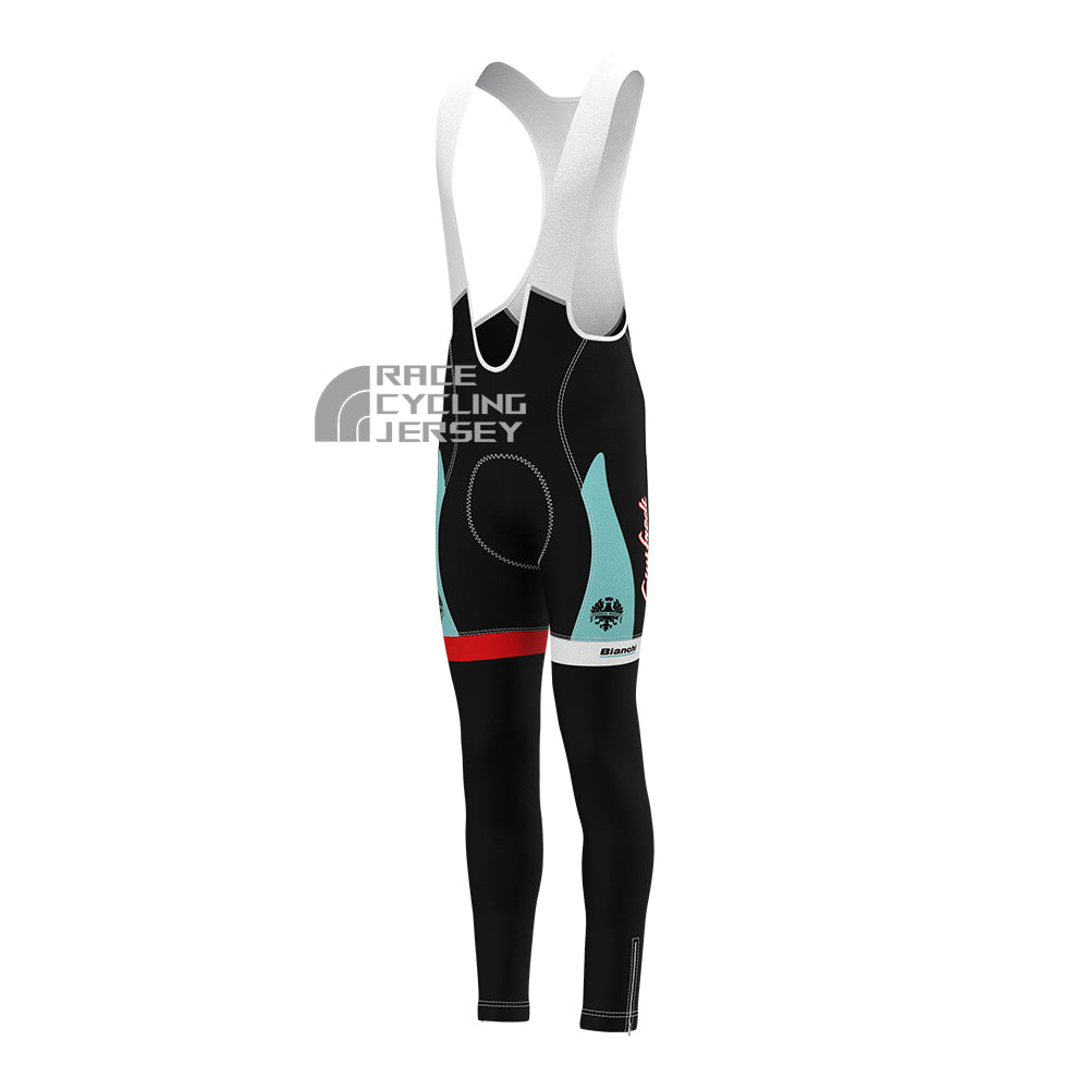2017 Bianchi Fleece Bib Cycling Pants