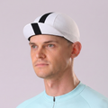 White Cycling Cap